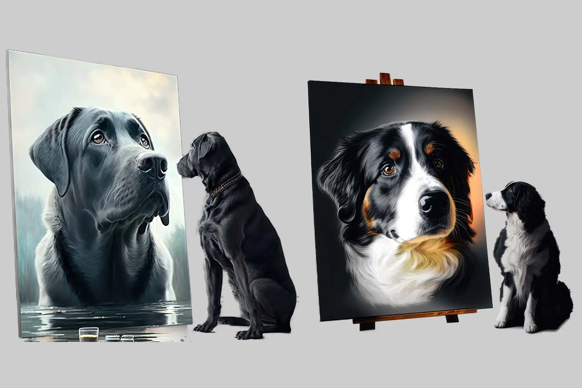 your dog is art custom dog canvas hero section